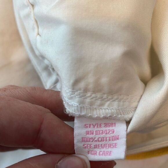 NWT Bamboo Traders White Shorts with Flip Flop Accents - Picture 6 of 9